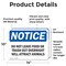 Signmission Do Not Leave Food Or Trash Out Overnight, 14 in W x Rectangle, Vinyl Decal OS-2PACK-NS-D-1014-L-11294 - alternate 6
